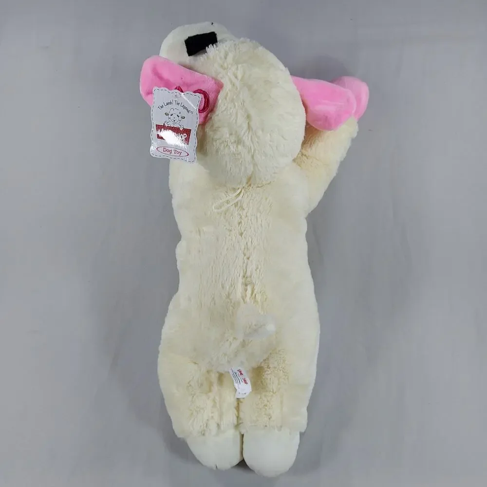 Lamb Chop Dog Plush Toy 24'' Jumbo Squeaky Soft Stuffed Pet Cuddle Chew Toy 2022